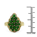 1.71 Carat Genuine Chrome Diopside .925 Sterling Silver Ring-6