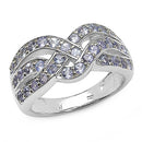 1.26 Carat Genuine Tanzanite .925 Sterling Silver Ring-4