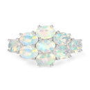 2.16 Carat Genuine Ethiopian Opal .925 Sterling Silver Ring-6