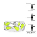 0.07 Carat Genuine White Topaz .925 Sterling Silver Ring-6