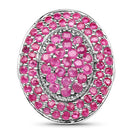 3.11 Carat Genuine Ruby .925 Sterling Silver Ring-6