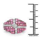 14K Yellow Gold Plated 1.70 Carat Genuine Ruby .925 Sterling Silver Ring-6