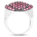 3.35 Carat Genuine Ruby .925 Sterling Silver Ring-5