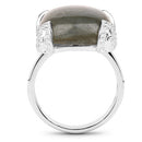 16.95 Carat Genuine Labradorite .925 Sterling Silver Ring-5