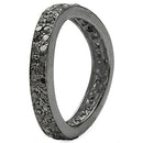 1.11 Carat Genuine Black Diamond .925 Sterling Silver Ring-6