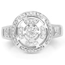 14K Yellow Gold Plated 0.21 Carat Genuine White Diamond .925 Sterling Silver Ring-6