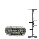 0.27 Carat Genuine Blue Diamond .925 Sterling Silver Ring-6