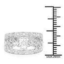 0.31 Carat Genuine White Diamond .925 Sterling Silver Ring-7