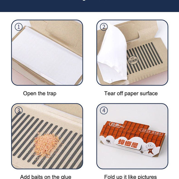 Roach Motel 10 Pack - Effective Cockroach Killer