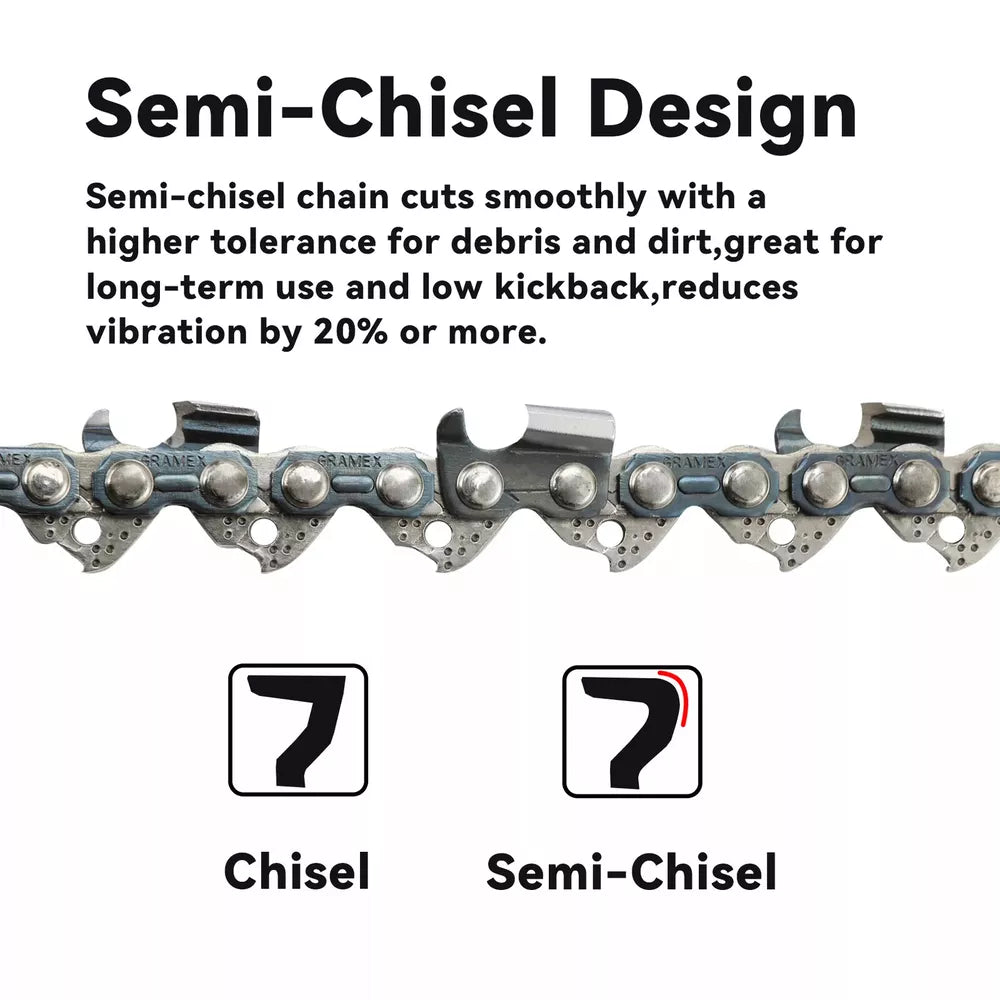 2pack 16'' Chainsaw Saw Chain .325" .050 Gauge 66DL Fits For Husqvarna