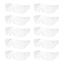 10PC Safety Goggles Glasses Lab Work Eye Protective Eyewear Clear Lens-2
