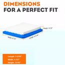 6Pcs Air Filter Lawn Mower Filters for Briggs & Stratton 491588 491588S 399959-2