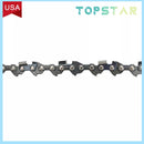 2 Pack 14" Chainsaw Chain for Worx WG384 Cordless Blade 3/8" LP .043 Gauge 52DL-6