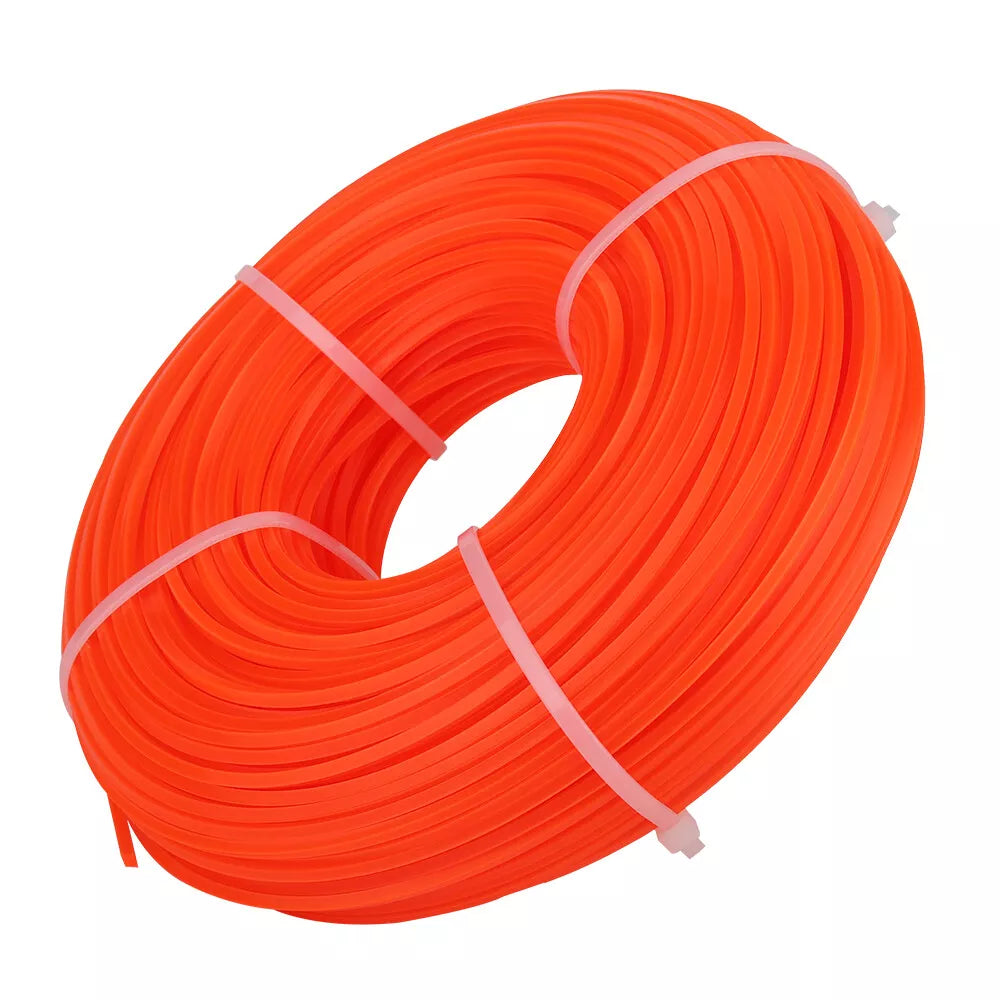 Gauge Weed Eater Orange 2.4 mm/.095" Square String Trimmer Line 255.84 feet
