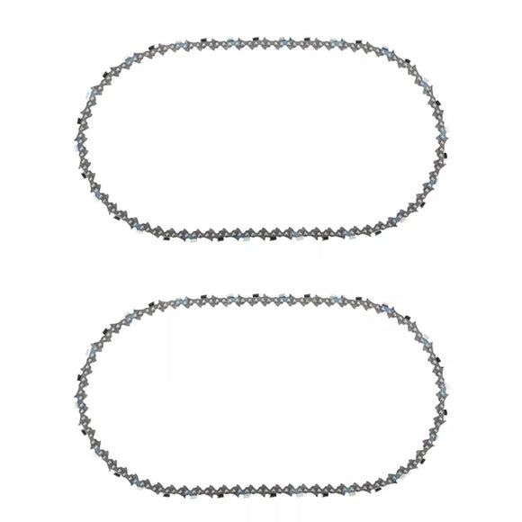 2x Full Chisel Chainsaw Chain 20 Inch .050 3/8 LP 72DL for Husqvarna 455 Rancher