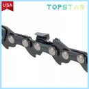 2 Pack 14" Chainsaw Chain for Worx WG384 Cordless Blade 3/8" LP .043 Gauge 52DL-8