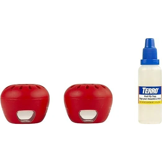 Indoor Fruit Fly Trap, (2-count) 4 Traps , Terro In Built With Window Sinks