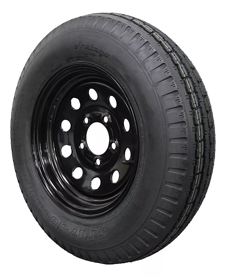 (1) Antego Tire & Wheel ST175/80D13 Trailer Tire and Rim – Boat, Utility, Cargo Trailer Tire & Wheel Assembly | A130454500096206ST17580D13