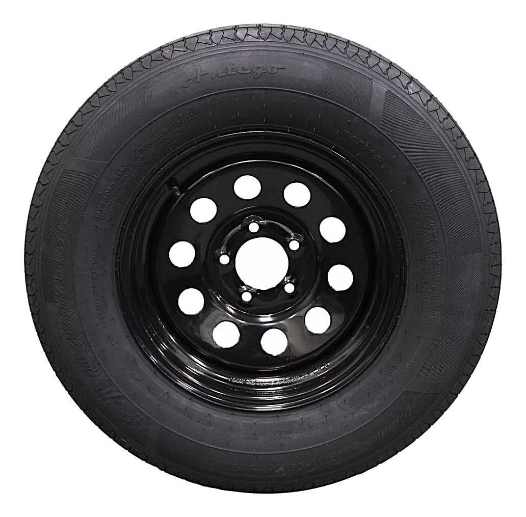 (Set of 2) Antego Tire and Wheel  225/75R15 Highway Terrain – 15.0-Inch Rim, 10-Ply-Ply Strength, Load 116.0, Speed M – Heavy-Duty Trailer Tire | A15604510096110ST22575R15-B2