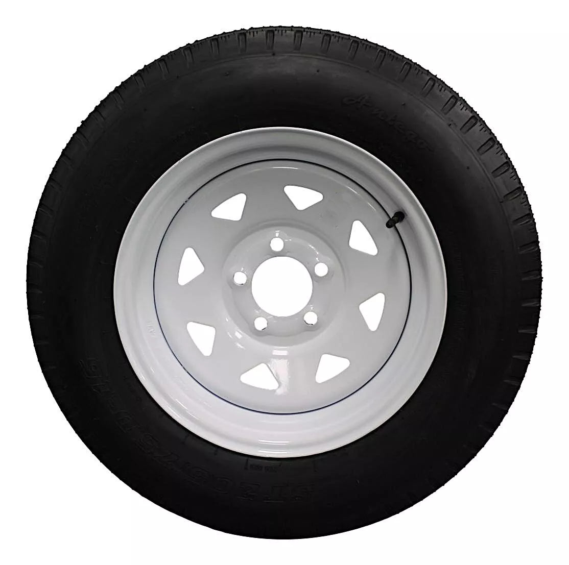 (Set of 4) Antego Tire and Wheel  205/75D15 Highway Terrain – 15.0-Inch Rim, 6-Ply-Ply Strength, Load 101.0, Speed M – Heavy-Duty Trailer Tire | A15604500116206ST20575D15-B4