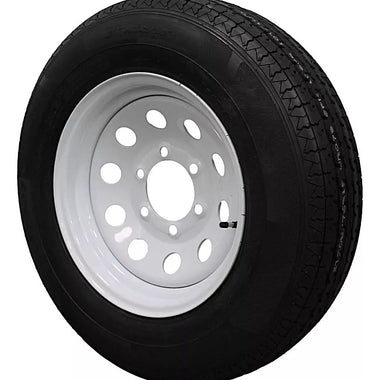 (Set of 2) Antego Tire and Wheel  205/75R15 Highway Terrain – 15.0-Inch Rim, 8-Ply-Ply Strength, Load 107.0, Speed M – Heavy-Duty Trailer Tire | A15604520116108ST20575R15-B2