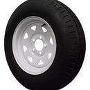 (Set of 4) Antego Tire and Wheel 205/75D14 Highway Terrain Trailer Tire & Wheel – 14.0-Inch Pre-Mounted Rim, 6-Ply-Ply Build, Perfect for Utility & Cargo Use | A140554020116206ST20575D14-B4-2