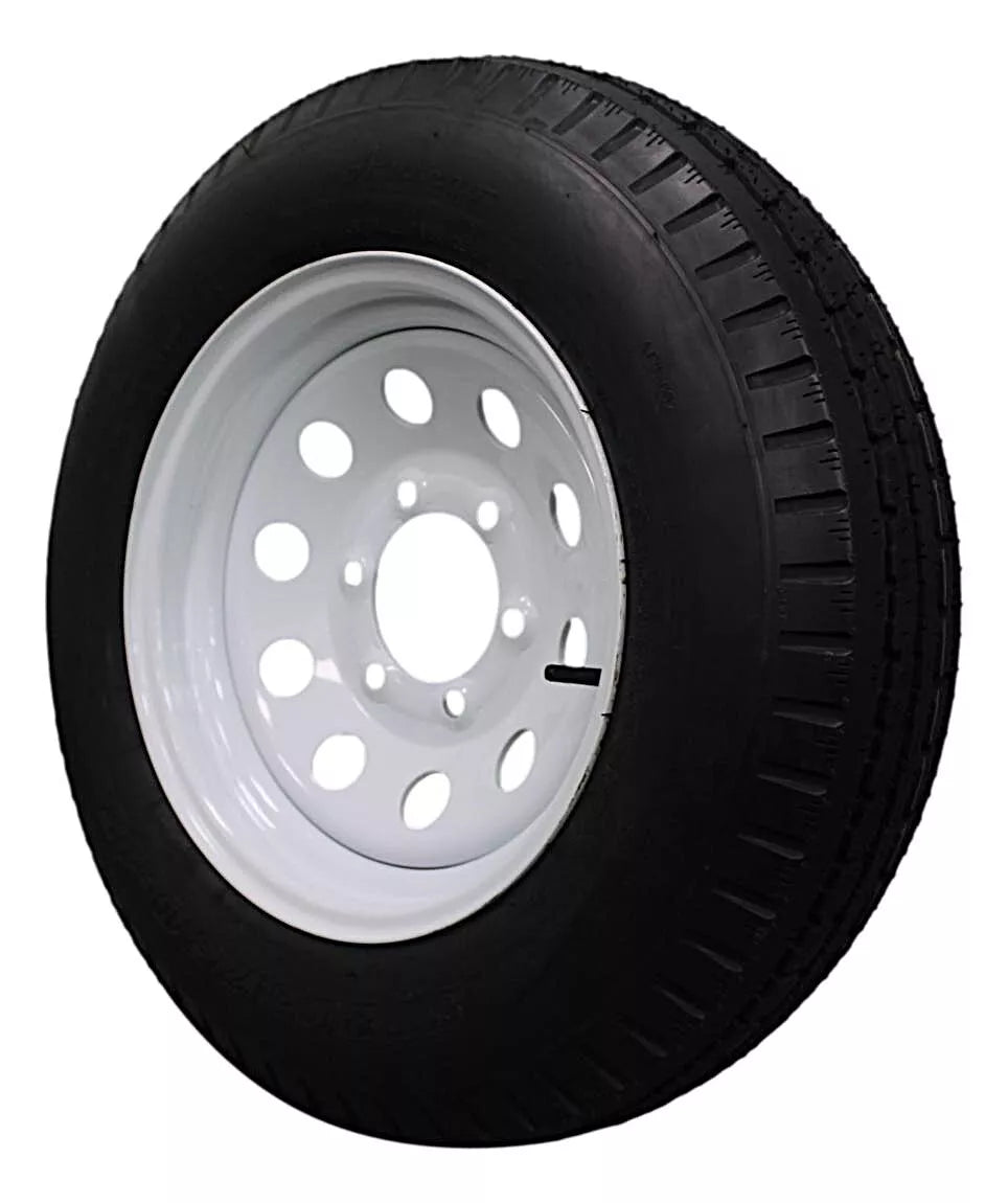 (Set of 4) Antego Tire and Wheel Heavy-Duty 205/75D15 Highway Terrain – 6-Ply-Ply, 15.0-Inch Wheel, Designed for Secure & Stable Towing | A15604520116206ST20575D15-B4 - 0