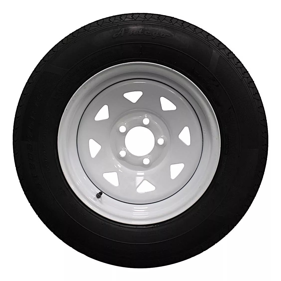 (Set of 2) Antego Tire and Wheel 205/75R15 Highway Terrain Trailer Tire & Wheel – 15.0-Inch Pre-Mounted Rim, 8-Ply-Ply Build, Perfect for Utility & Cargo Use | A15604500116108ST20575R15-B2