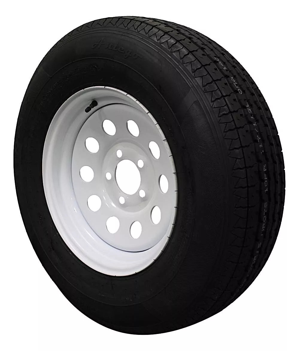 (Set of 4) Antego Tire and Wheel 225/75R15 Trailer Tire – Reinforced 10-Ply-Ply Design, 15.0-Inch Rim – Built for Long-Distance Hauling & Stability | A15604510116110ST22575R15-B4 - 0