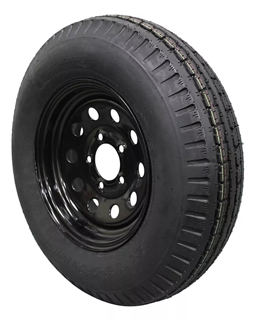 (Set of 4) Antego Tire and Wheel 185/80D13 Trailer Tire – Reinforced 8-Ply-Ply Design, 13.0-Inch Rim – Built for Long-Distance Hauling & Stability | A130454500096206ST18580D13-B4