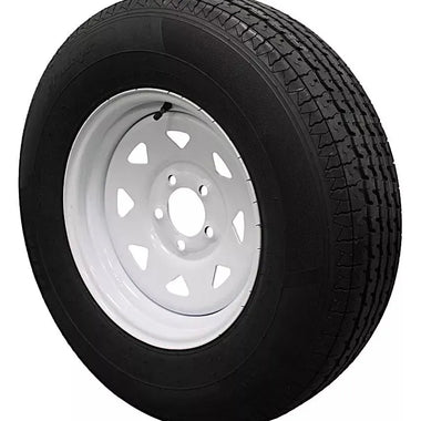 (Single Assembly) Antego Tire and Wheel Heavy-Duty 225/75R15 Highway Terrain – 10-Ply-Ply, 15.0-Inch Wheel, Designed for Secure & Stable Towing | A15604500116110ST22575R15 - 0