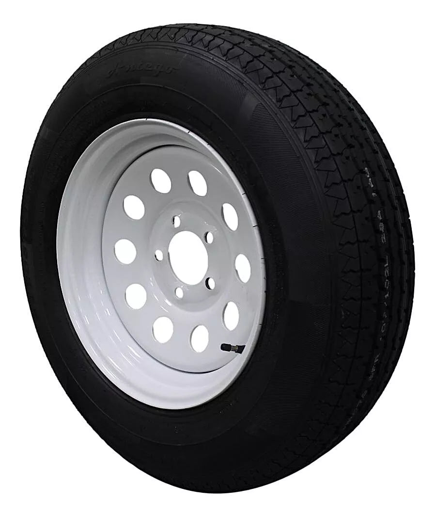 (Set of 4) Antego Tire and Wheel 205/75R15 Trailer Tire – Reinforced 6-Ply-Ply Design, 15.0-Inch Rim – Built for Long-Distance Hauling & Stability | A15604510116108ST20575R15-B4 - 0