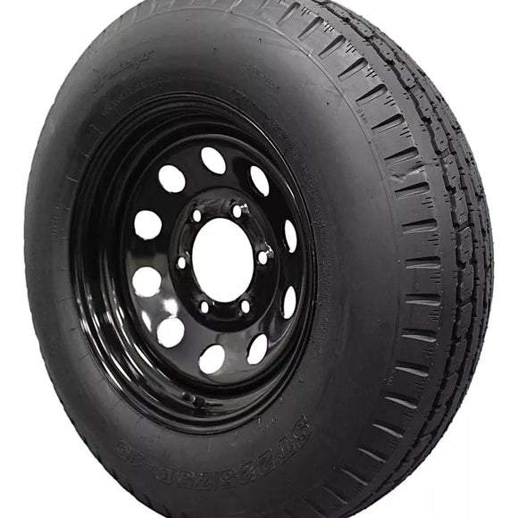 (Set of 4) Antego Tire and Wheel 225/75D15 Trailer Tire – Reinforced 8-Ply-Ply Design, 15.0-Inch Rim – Built for Long-Distance Hauling & Stability | A15604520096208ST22575D15-B4