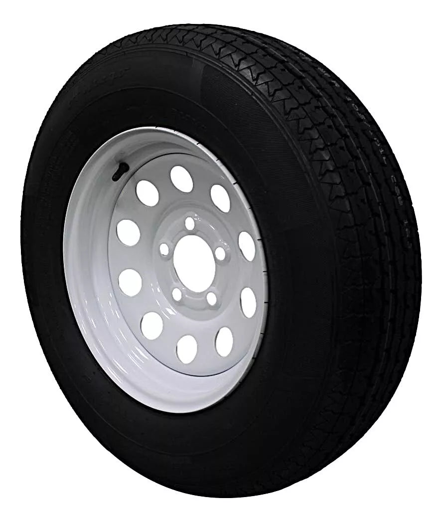 (Single Assembly) Antego Tire and Wheel Heavy-Duty 205/75R14 Highway Terrain – 8-Ply-Ply, 14.0-Inch Wheel, Designed for Secure & Stable Towing | A140554010116108ST20575R14 - 0