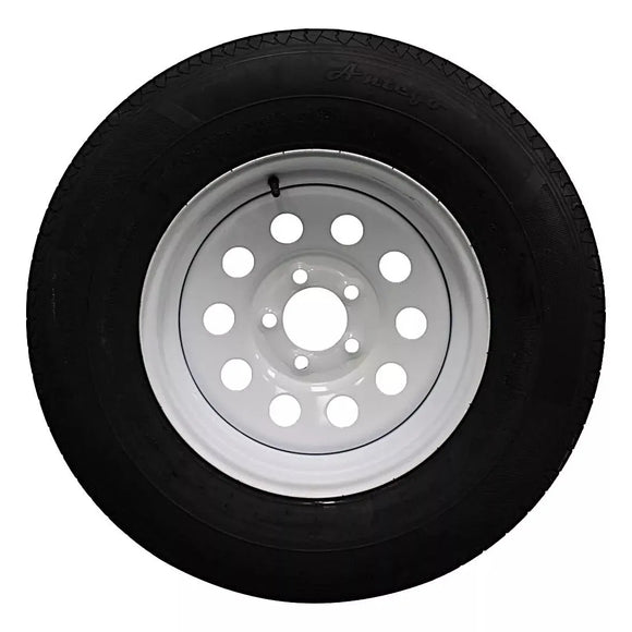 (Set of 2) Antego Tire and Wheel 225/75R15 Highway Terrain Trailer Tire & Wheel – 15.0-Inch Pre-Mounted Rim, 10-Ply-Ply Build, Perfect for Utility & Cargo Use | A15604510116110ST22575R15-B2