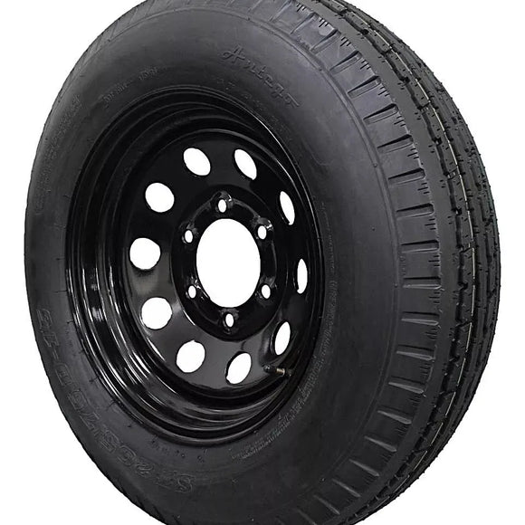(Set of 2) Antego Tire and Wheel 205/75D15 Trailer Tire – Reinforced 6-Ply-Ply Design, 15.0-Inch Rim – Built for Long-Distance Hauling & Stability | A15604520096206ST20575D15-B2