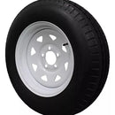 (Set of 4) Antego Tire and Wheel  205/75D15 Highway Terrain – 15.0-Inch Rim, 6-Ply-Ply Strength, Load 101.0, Speed M – Heavy-Duty Trailer Tire | A15604500116206ST20575D15-B4-2