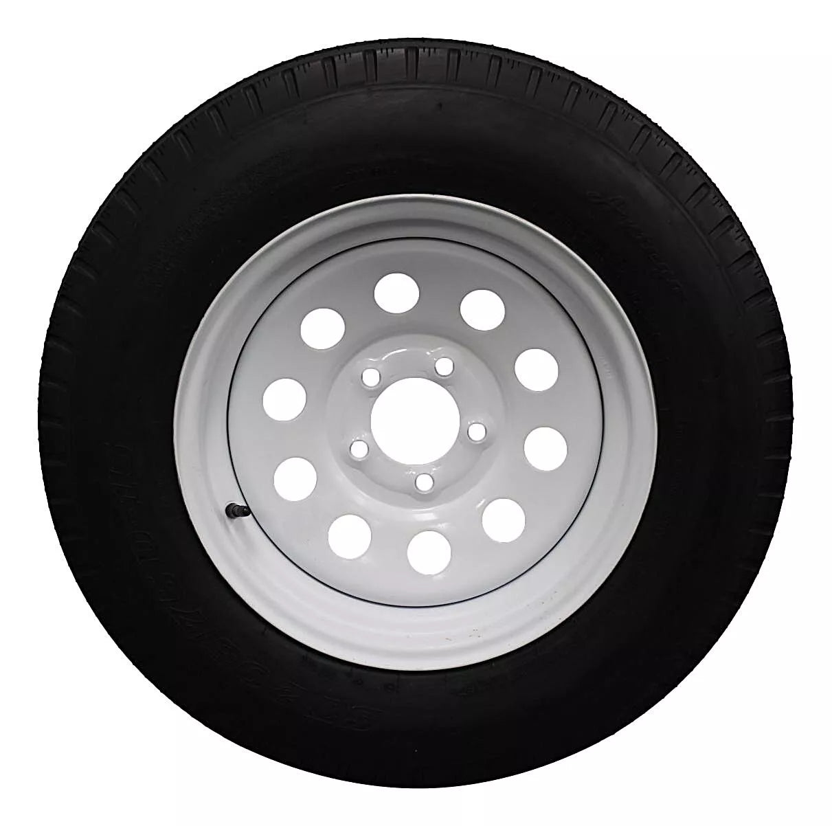 (Single Assembly) Antego Tire and Wheel 205/75D15 Highway Terrain Trailer Tire & Wheel – 15.0-Inch Pre-Mounted Rim, 6-Ply-Ply Build, Perfect for Utility & Cargo Use | A15604510116206ST20575D15