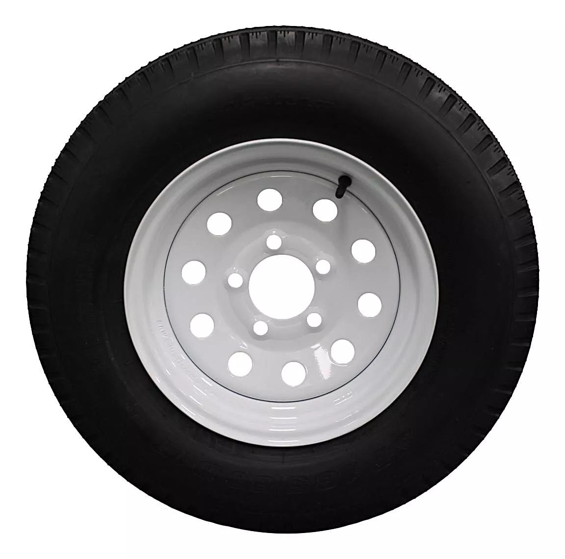 (Set of 4) Antego Tire and Wheel 185/80D13 Highway Terrain Trailer Tire & Wheel – 13.0-Inch Pre-Mounted Rim, 8-Ply-Ply Build, Perfect for Utility & Cargo Use | A130454500116206ST18580D13-B4 - 0