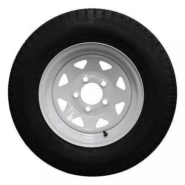 (Single Assembly) Antego Tire and Wheel Heavy-Duty 175/80D13 Highway Terrain – 6-Ply-Ply, 13.0-Inch Wheel, Designed for Secure & Stable Towing | A130454510116206ST17580D13