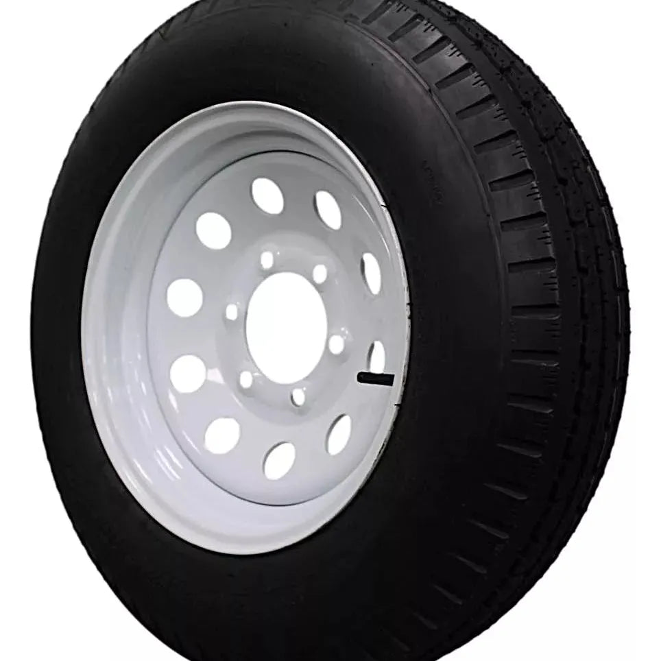 (Single Assembly) Antego Tire and Wheel 205/75D15 Trailer Tire – Reinforced 6-Ply-Ply Design, 15.0-Inch Rim – Built for Long-Distance Hauling & Stability | A15604520116206ST20575D15 - 0