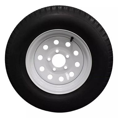 (Set of 2) Antego Tire and Wheel 185/80D13 Highway Terrain Trailer Tire & Wheel – 13.0-Inch Pre-Mounted Rim, 8-Ply-Ply Build, Perfect for Utility & Cargo Use | A130454500116206ST18580D13-B2 - 0