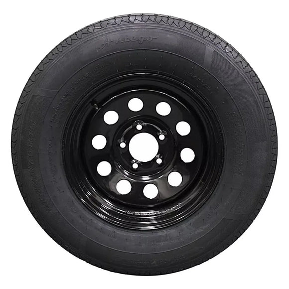 (Set of 4) Antego Tire and Wheel Heavy-Duty 225/75R15 Highway Terrain – 10-Ply-Ply, 15.0-Inch Wheel, Designed for Secure & Stable Towing | A15604510096110ST22575R15-B4