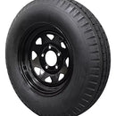 (Set of 4) Antego Tire and Wheel 185/80D13 Highway Terrain Trailer Tire & Wheel – 13.0-Inch Pre-Mounted Rim, 8-Ply-Ply Build, Perfect for Utility & Cargo Use | A130454510096206ST18580D13-B4-1