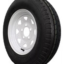 (Set of 4) Antego Tire and Wheel 175/80D13 Highway Terrain Trailer Tire & Wheel – 13.0-Inch Pre-Mounted Rim, 6-Ply-Ply Build, Perfect for Utility & Cargo Use | A130454510116206ST17580D13-B4-2