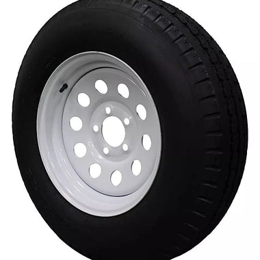 (Set of 4) Antego Tire and Wheel 225/75D15 Highway Terrain Trailer Tire & Wheel – 15.0-Inch Pre-Mounted Rim, 8-Ply-Ply Build, Perfect for Utility & Cargo Use | A15604510116208ST22575D15-B4 - 0