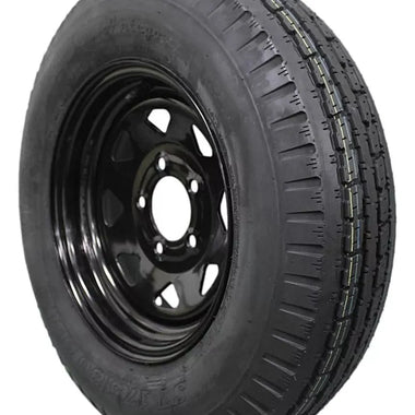 (Single Assembly) Antego Tire and Wheel 175/80D13 Trailer Tire – Reinforced 6-Ply-Ply Design, 13.0-Inch Rim – Built for Long-Distance Hauling & Stability | A130454510096206ST17580D13