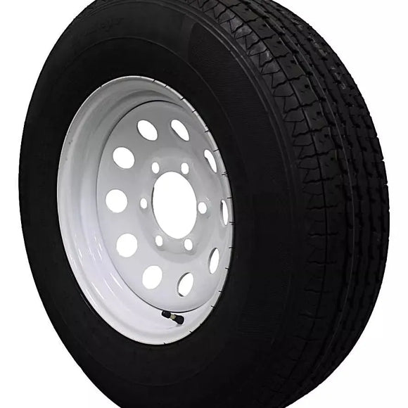 (Set of 4) Antego Tire and Wheel Heavy-Duty 225/75R15 Highway Terrain – 10-Ply-Ply, 15.0-Inch Wheel, Designed for Secure & Stable Towing | A15604520116110ST22575R15-B4