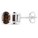 3.14 Carat Genuine Smoky Quartz .925 Sterling Silver Jewelry Set-9
