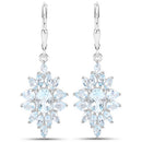 19.18 Carat Genuine Blue Topaz .925 Sterling Silver 3 Piece Jewelry Set (Ring, Earrings, and Pendant w/ Chain)-9
